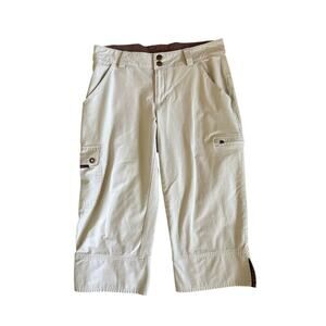 Women’s GoLite Tan Capri Outdoor Hiking Sustainable Pants Size 6